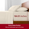 image:imageMellanni Iconic 4Piece Ultra Soft Sheet Set Queen Golden Ivory  10M Sleepers Labtested Sleeps Cool Stays Bright Strong Smooth Good Housekeeping Best Bedding 7 yrs running