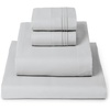 image:imageMellanni Iconic 4Piece Ultra Soft Sheet Set Queen Light Gray  10M Sleepers Labtested Sleeps Cool Stays Bright Strong Smooth Good Housekeeping Best Bedding 7 yrs running
