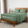image:imageMellanni Iconic 4Piece Ultra Soft Sheet Set Queen Sage  10M Sleepers Labtested Sleeps Cool Stays Bright Strong Smooth Good Housekeeping Best Bedding 7 yrs running