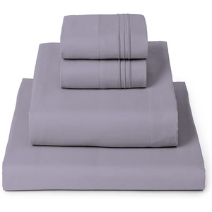 image:imageMellanni Iconic 4Piece Ultra Soft Sheet Set Queen Hazy Lilac  10M Sleepers Labtested Sleeps Cool Stays Bright Strong Smooth Good Housekeeping Best Bedding 7 yrs running