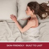 image:imageMellanni 100 Linen Queen Sheets Set  Natural Sheets for Bed Set  Linen Bedding  Fits up to 16 Mattress Queen Natural