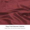 image:imageMellanni Bed Skirt Queen Size  Tailored Drop Bed Skirting  15Inch Pleated Dust Ruffle  Hotel Luxury Bedding  Wrinkle Fade Stain Resistant  1 Bedskirt Queen White1752 Brick Red