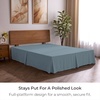 image:imageMellanni Bed Skirt Queen Size  Tailored Drop Bed Skirting  15Inch Pleated Dust Ruffle  Hotel Luxury Bedding  Wrinkle Fade Stain Resistant  1 Bedskirt Queen White1583 Spa Blue