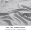 image:imageMellanni Bed Skirt Queen Size  Tailored Drop Bed Skirting  15Inch Pleated Dust Ruffle  Hotel Luxury Bedding  Wrinkle Fade Stain Resistant  1 Bedskirt Queen White1364 Light Gray