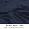 image:imageMellanni Bed Skirt Queen Size  Tailored Drop Bed Skirting  15Inch Pleated Dust Ruffle  Hotel Luxury Bedding  Wrinkle Fade Stain Resistant  1 Bedskirt Queen White1959 Navy Blue