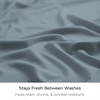 image:imageMellanni Bed Skirt Queen Size  Tailored Drop Bed Skirting  15Inch Pleated Dust Ruffle  Hotel Luxury Bedding  Wrinkle Fade Stain Resistant  1 Bedskirt Queen White1573 Blue Hydrangea