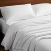 image:imageMellanni Cotton Flannel Sheet Set  Double Brushed for Added Softness amp Comfort  Deep Pocket Fitted Sheet up to 16 4 Piece Set Queen WhiteF002 White