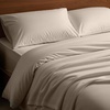 image:imageMellanni Cotton Flannel Sheet Set  Double Brushed for Added Softness amp Comfort  Deep Pocket Fitted Sheet up to 16 4 Piece Set Queen WhiteF150 Beige