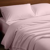 image:imageMellanni Cotton Flannel Sheet Set  Double Brushed for Added Softness amp Comfort  Deep Pocket Fitted Sheet up to 16 4 Piece Set Queen WhiteF320 Pink