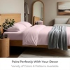 image:imageMellanni Cotton Flannel Sheet Set  Double Brushed for Added Softness amp Comfort  Deep Pocket Fitted Sheet up to 16 4 Piece Set Queen WhiteF320 Pink