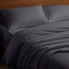 image:imageMellanni Cotton Flannel Sheet Set  Double Brushed for Added Softness amp Comfort  Deep Pocket Fitted Sheet up to 16 4 Piece Set Queen WhiteF650 Gray