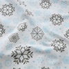 image:imageMellanni Cotton Flannel Sheet Set  Double Brushed for Added Softness amp Comfort  Deep Pocket Fitted Sheet up to 16 4 Piece Set Queen WhiteF935 Snowflake