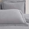 image:imageMellanni Duvet Cover Set  5 PC Iconic Collection Bedding Set  Hotel Luxury Extra Soft amp Cooling  Microfiber  Button Closure and Corner Ties Queen White1364 Light Gray