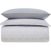 image:imageMellanni Duvet Cover Set  5 PC Iconic Collection Bedding Set  Hotel Luxury Extra Soft amp Cooling  Microfiber  Button Closure and Corner Ties Queen White8561 Laced Sky Blue