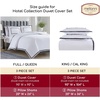 image:imageMellanni Duvet Cover Set  5 PC Iconic Collection Bedding Set  Hotel Luxury Extra Soft amp Cooling  Microfiber  Button Closure and Corner Ties Queen White2102 Hotel Gray
