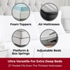 image:imageMellanni Extra Deep Queen Sheets  4 PC Iconic Collection Bedding  Hotel Luxury Ultra Soft Cooling Bed Sheets  Wrinkle Fade Stain Resistant Queen White