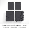 image:imageMellanni Iconic 4Piece Ultra Soft Sheet Set Queen Charcoal  10M Sleepers Labtested Sleeps Cool Stays Bright Strong Smooth Good Housekeeping Best Bedding 7 yrs running
