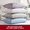 image:imageMellanni Pillow Cases  Luxury Extra Soft  Cooling Pillow Covers  2 PC Iconic Collection Pillowcases  Envelope Closure StandardQueen 20 x 30 White1102 White