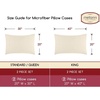 image:imageMellanni Pillow Cases  Luxury Extra Soft  Cooling Pillow Covers  2 PC Iconic Collection Pillowcases  Envelope Closure StandardQueen 20 x 30 White1128 Golden Ivory