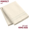 image:imageMellanni Pillow Cases  Luxury Extra Soft  Cooling Pillow Covers  2 PC Iconic Collection Pillowcases  Envelope Closure StandardQueen 20 x 30 White1128 Golden Ivory
