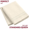 image:imageMellanni Pillow Cases  Luxury Extra Soft  Cooling Pillow Covers  2 PC Iconic Collection Pillowcases  Envelope Closure StandardQueen 20 x 30 White1128 Golden Ivory