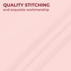 image:imageMellanni Pillow Cases  Luxury Extra Soft  Cooling Pillow Covers  2 PC Iconic Collection Pillowcases  Envelope Closure StandardQueen 20 x 30 White1172 Blush Pink