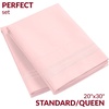 image:imageMellanni Pillow Cases  Luxury Extra Soft  Cooling Pillow Covers  2 PC Iconic Collection Pillowcases  Envelope Closure StandardQueen 20 x 30 White1172 Blush Pink