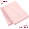 image:imageMellanni Pillow Cases  Luxury Extra Soft  Cooling Pillow Covers  2 PC Iconic Collection Pillowcases  Envelope Closure StandardQueen 20 x 30 White1172 Blush Pink