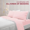 image:imageMellanni Pillow Cases  Luxury Extra Soft  Cooling Pillow Covers  2 PC Iconic Collection Pillowcases  Envelope Closure StandardQueen 20 x 30 White1172 Blush Pink