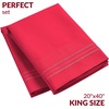 image:imageMellanni Pillow Cases  Luxury Extra Soft  Cooling Pillow Covers  2 PC Iconic Collection Pillowcases  Envelope Closure StandardQueen 20 x 30 White1176 Hot Pink