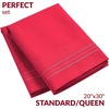 image:imageMellanni Pillow Cases  Luxury Extra Soft  Cooling Pillow Covers  2 PC Iconic Collection Pillowcases  Envelope Closure StandardQueen 20 x 30 White1176 Hot Pink