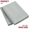 image:imageMellanni Pillow Cases  Luxury Extra Soft  Cooling Pillow Covers  2 PC Iconic Collection Pillowcases  Envelope Closure StandardQueen 20 x 30 White1284 Spa Mint