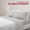 image:imageMellanni Pillow Cases  Luxury Extra Soft  Cooling Pillow Covers  2 PC Iconic Collection Pillowcases  Envelope Closure StandardQueen 20 x 30 White1284 Spa Mint