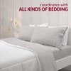 image:imageMellanni Pillow Cases  Luxury Extra Soft  Cooling Pillow Covers  2 PC Iconic Collection Pillowcases  Envelope Closure StandardQueen 20 x 30 White1335 Lavender