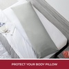 image:imageMellanni Pillow Cases  Luxury Extra Soft  Cooling Pillow Covers  2 PC Iconic Collection Pillowcases  Envelope Closure StandardQueen 20 x 30 White1364 Light Gray