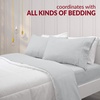 image:imageMellanni Pillow Cases  Luxury Extra Soft  Cooling Pillow Covers  2 PC Iconic Collection Pillowcases  Envelope Closure StandardQueen 20 x 30 White1364 Light Gray