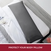 image:imageMellanni Pillow Cases  Luxury Extra Soft  Cooling Pillow Covers  2 PC Iconic Collection Pillowcases  Envelope Closure StandardQueen 20 x 30 White1394 Gray
