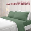 image:imageMellanni Pillow Cases  Luxury Extra Soft  Cooling Pillow Covers  2 PC Iconic Collection Pillowcases  Envelope Closure StandardQueen 20 x 30 White1436 Sage