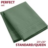 image:imageMellanni Pillow Cases  Luxury Extra Soft  Cooling Pillow Covers  2 PC Iconic Collection Pillowcases  Envelope Closure StandardQueen 20 x 30 White1436 Sage