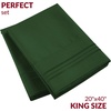 image:imageMellanni Pillow Cases  Luxury Extra Soft  Cooling Pillow Covers  2 PC Iconic Collection Pillowcases  Envelope Closure StandardQueen 20 x 30 White1448 Emerald Green