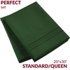 image:imageMellanni Pillow Cases  Luxury Extra Soft  Cooling Pillow Covers  2 PC Iconic Collection Pillowcases  Envelope Closure StandardQueen 20 x 30 White1448 Emerald Green
