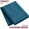 image:imageMellanni Pillow Cases  Luxury Extra Soft  Cooling Pillow Covers  2 PC Iconic Collection Pillowcases  Envelope Closure StandardQueen 20 x 30 White1455 Teal