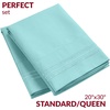 image:imageMellanni Pillow Cases  Luxury Extra Soft  Cooling Pillow Covers  2 PC Iconic Collection Pillowcases  Envelope Closure StandardQueen 20 x 30 White1524 Aqua
