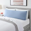 image:imageMellanni Pillow Cases  Luxury Extra Soft  Cooling Pillow Covers  2 PC Iconic Collection Pillowcases  Envelope Closure StandardQueen 20 x 30 White1573 Blue Hydrangea