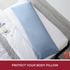 image:imageMellanni Pillow Cases  Luxury Extra Soft  Cooling Pillow Covers  2 PC Iconic Collection Pillowcases  Envelope Closure StandardQueen 20 x 30 White1573 Blue Hydrangea