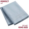 image:imageMellanni Pillow Cases  Luxury Extra Soft  Cooling Pillow Covers  2 PC Iconic Collection Pillowcases  Envelope Closure StandardQueen 20 x 30 White1573 Blue Hydrangea