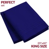image:imageMellanni Pillow Cases  Luxury Extra Soft  Cooling Pillow Covers  2 PC Iconic Collection Pillowcases  Envelope Closure StandardQueen 20 x 30 White1597 Royal Blue