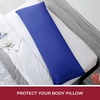 image:imageMellanni Pillow Cases  Luxury Extra Soft  Cooling Pillow Covers  2 PC Iconic Collection Pillowcases  Envelope Closure StandardQueen 20 x 30 White1597 Royal Blue