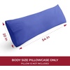 image:imageMellanni Pillow Cases  Luxury Extra Soft  Cooling Pillow Covers  2 PC Iconic Collection Pillowcases  Envelope Closure StandardQueen 20 x 30 White1597 Royal Blue
