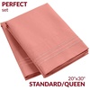 image:imageMellanni Pillow Cases  Luxury Extra Soft  Cooling Pillow Covers  2 PC Iconic Collection Pillowcases  Envelope Closure StandardQueen 20 x 30 White1621 Coral